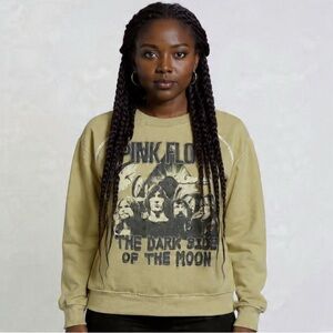 NWOT Pink Floyd "Dark Side of the Moon" Fleece Sweatshirt RECYCLED KARMA